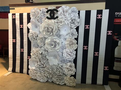 Coco Chanel Backdrop .